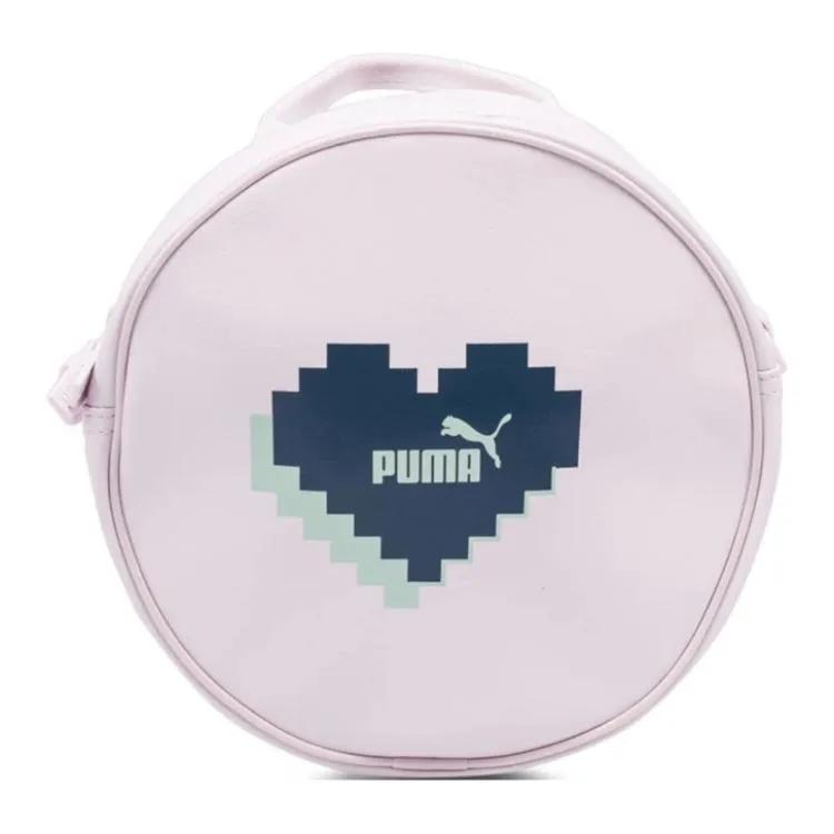 PUMA Polyester Round Bag Backpack Mini Women's Pink (Unisex) Backpacks 076960 01