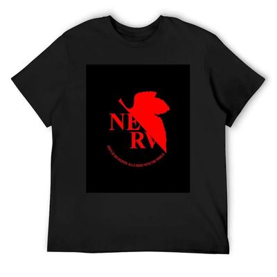 NERV EVA Футболка винтажная графическая футболка для мальчиков белая Одежда мужская тренировочная футболка