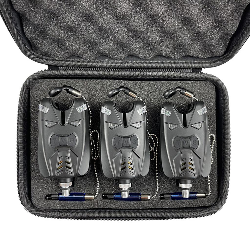 Fishing Alarm Tool Box Fishing Bite Alarm Storage Case Carry Bag Shockproof Foam Pad Fishing Swinger Storage Box