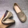 Мягкая кожаная обувь для мам Летняя Сухожилие Мягкая подошва Удобная Нескользящая Ленивые туфли Педаль Работа Женская обувь