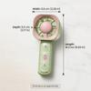 Quiet Operation Handheld Mini Fan Lightweight Design USB Rechargeable Fan  Desktop Use