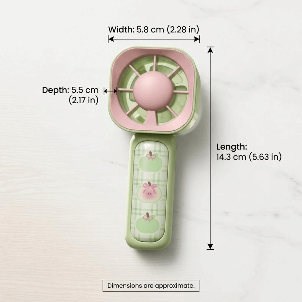 Quiet Operation Handheld Mini Fan Lightweight Design USB Rechargeable Fan Desktop Use