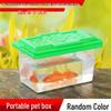 Transparent Portable Fish Tank for Small Pets - Goldfish, Turtles, Reptiles, and More