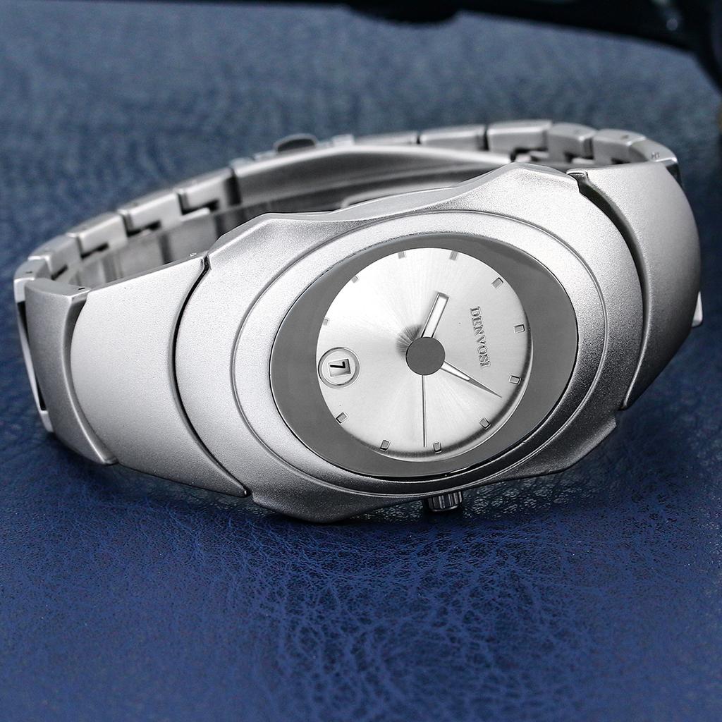 New Men Quartz Watches Unique Sleek Stainless Steel Casula Business Waterproof Male Wristwatches