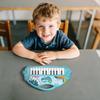 Blue-MUSIC-STUDIO--Детское обучающее 13-клавишное многофункциональное электронное пианино Игрушки для мальчиков и девочек Аккордеон Электронное пианино
