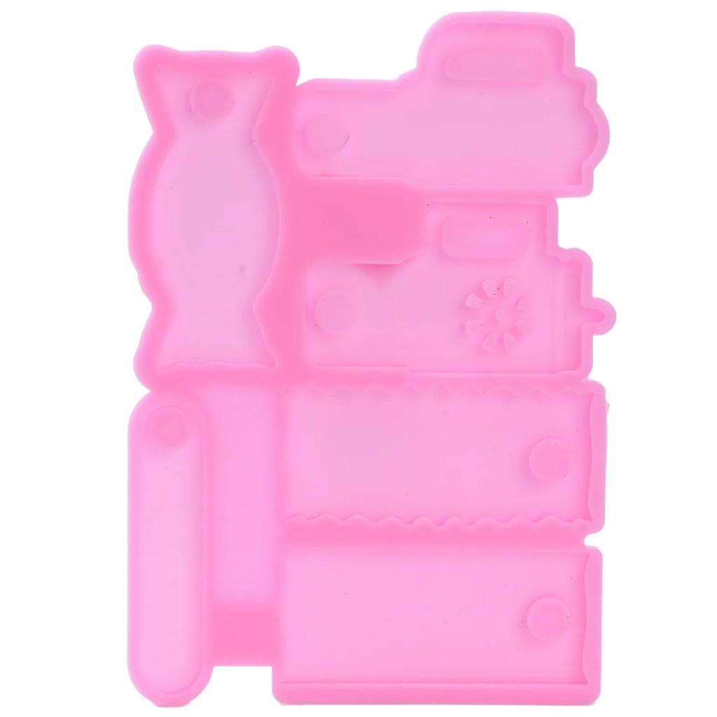 Силиконовая форма для фирменной таблички, формы для крышки чашки, именной таблички, формы для стакана, бутылки, соломы, фиксированный брелок, формы для закладок с отверстием