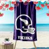 Minnesota Vikings Print Beach Towel, Large Soft Quick Dry Towel for Beach Camping Swimming