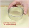 Форма для раскатки теста для пельменей, выпечки, тисненый противень для торта, нержавеющая сталь, форма для корзиночек для яичных тарталеток, печенья, набор круглых колец для мусса