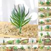 Simulated Succulent Flocking Green Plant Flower Head