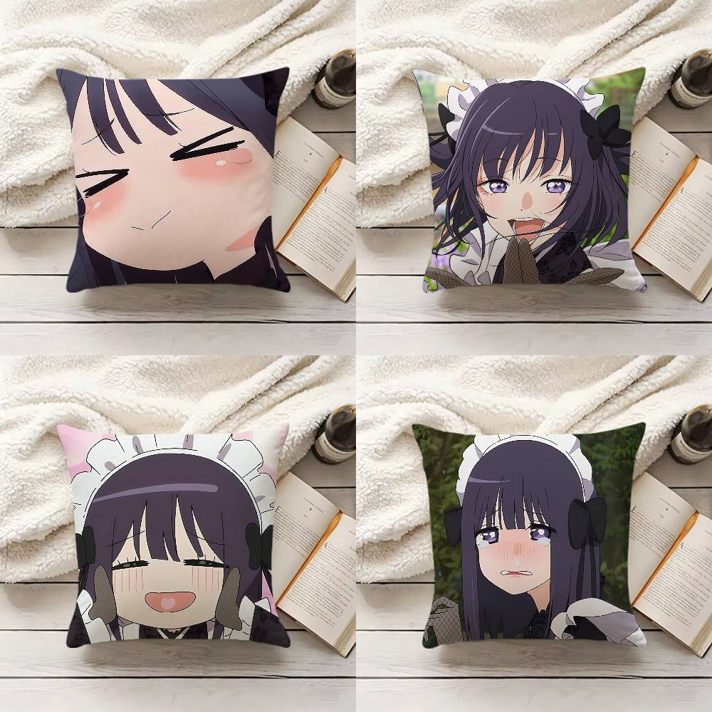 Shizuku Kuroe Marin Kitagawa Pillow Case Living Room Sofa Cushion Cover Suitable For Home Bedroom Room Decoration