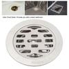 304 Stainless Steel Floor Drain 3.94in Diameter Floor Drain Kit Shower Drain Kit  75mm Pipe