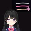 The Virtual YouTuber of the Rainbow Society Moon Beauty Rabbit Cosplays Hair Clips Hairpins Xiaohua a Wei and Headwear