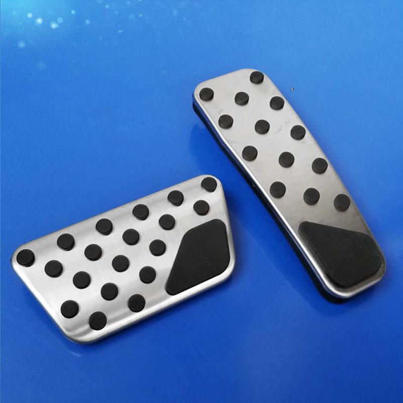 For Dodge Challenger Charger Stainless Car Accelerator Gas Brake Pedal Clutch Pedals Cover For Chrysler 300/300C Accessories