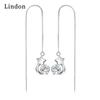 Lindon Copper Alloy Zircon Earrings Drop Earrings For Women Wedding Party Gifts