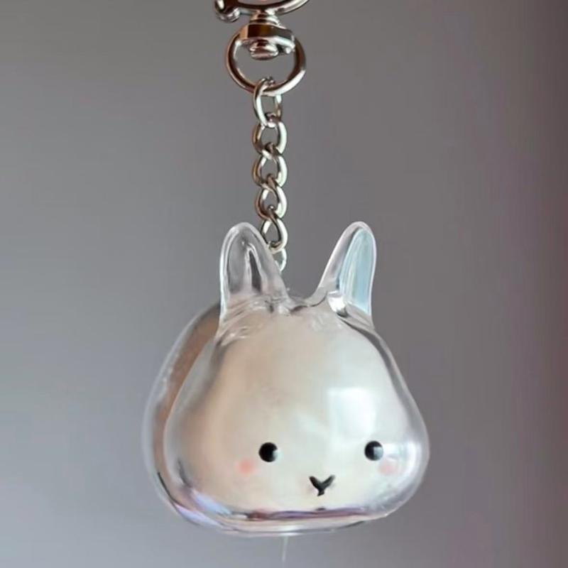 Rabbit Hair Storage Box Pendant Keychain Pet Hair Keepsake Box Pet Memorial Collection Box Bag Pendant Diy Decoration Gift