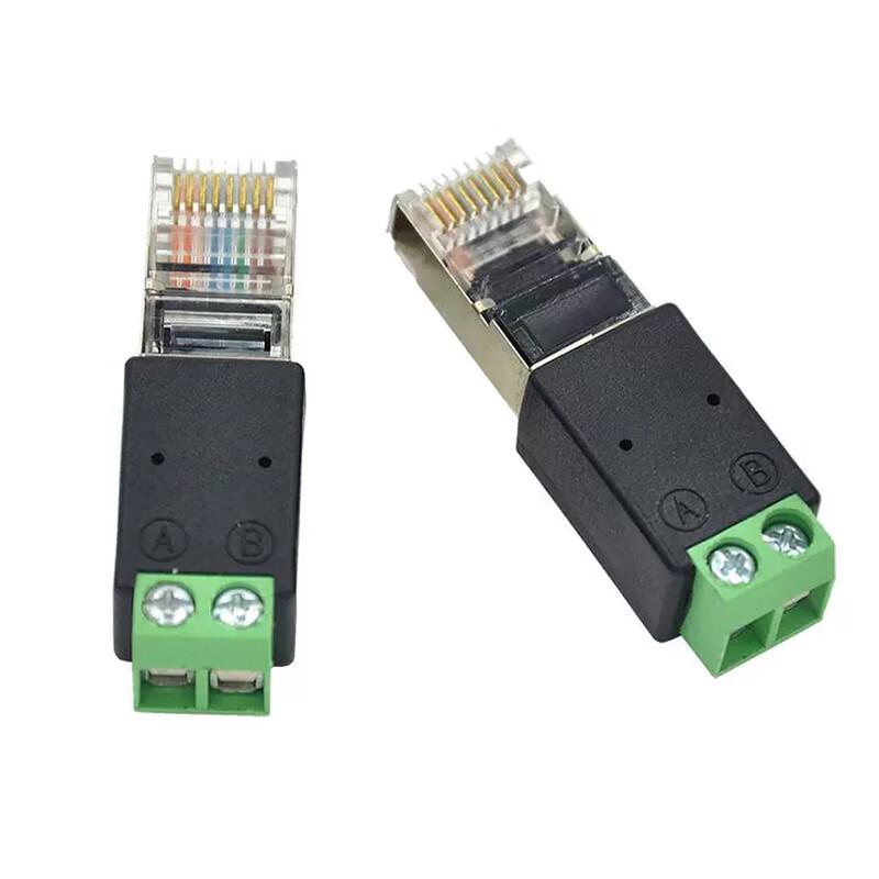 Адаптер RJ45 на RS485 с 2-контактным клеммным блоком