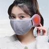 Women Female Breathable Windproof Cold-proof Earmuffs Fleece Mouth Cover Warm Masks Ear Warmer