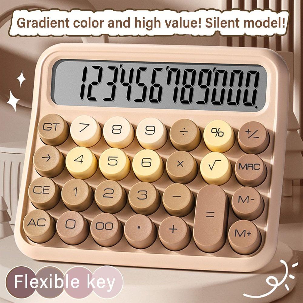 Silent Students Calculator Mechanical Keyboard Math Calculator For Home Office