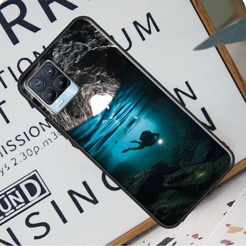 Чехол для дайвинга и подводного плавания для Realme 8i 8 Pro GT Neo 2 Master C15 C21 Coque для OnePlus 8T 9R Nord2 9 Pro
