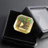 Lab Created Opal 12.30 Ct Square Certified Excellent Loose Gemstone