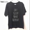 New Summer EAT SLEEP RAVE REPEAT DANCE SWAG MAN IBIZA T Shirt Men Cotton Short Sleeve T-shirt Tshirt Camiseta