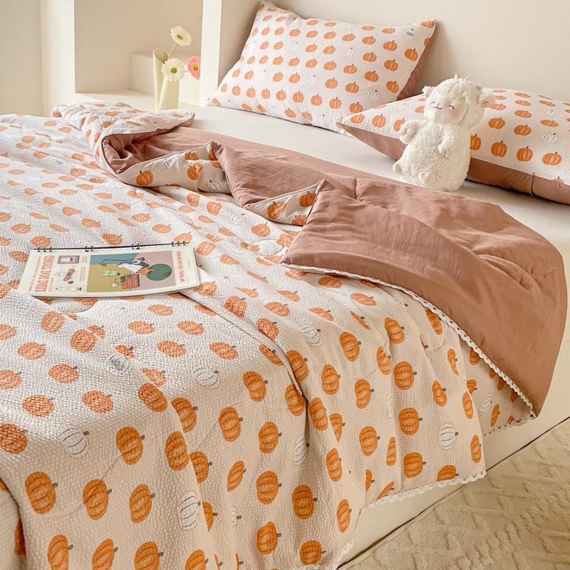 Summer Cool Comforter Quilt Super Soft Lightweight Blanket Smooth Air Condition Quilt Bedspread King Size Couple Bed Duvets