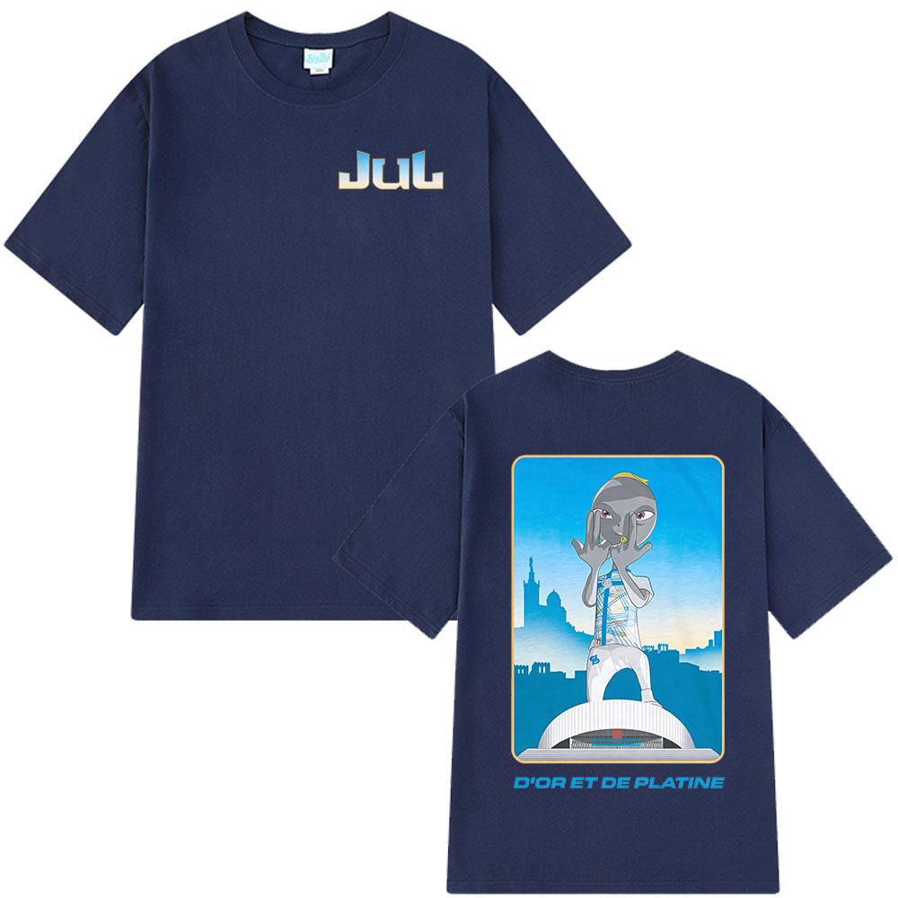 Rapper Jul Graphic Print T Shirt Unisex Women Clothing Fashion Hip Hop Tshirt Summer Casual Cotton Short Sleeve Y2K Tees