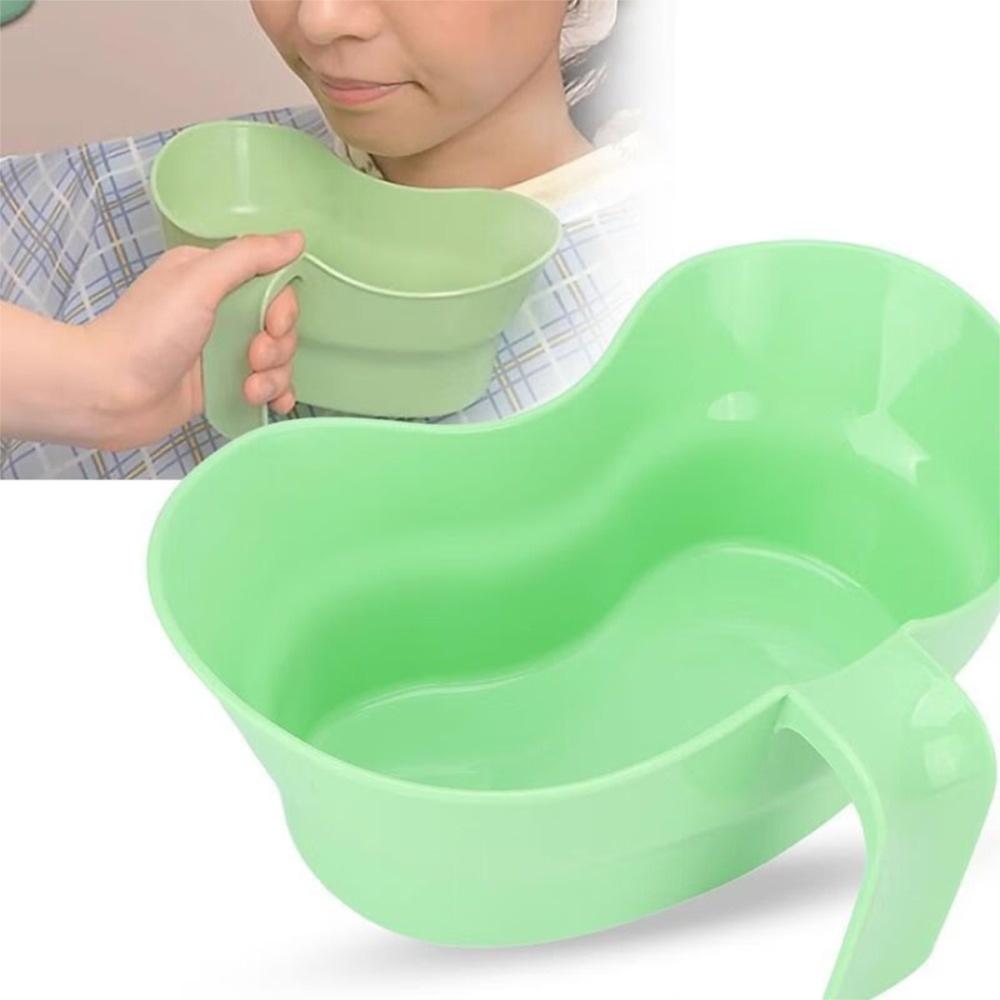 Plastic Vomit Basin Cup with Handle Spitting Cup Creative Emesis Basin Elderly Person
