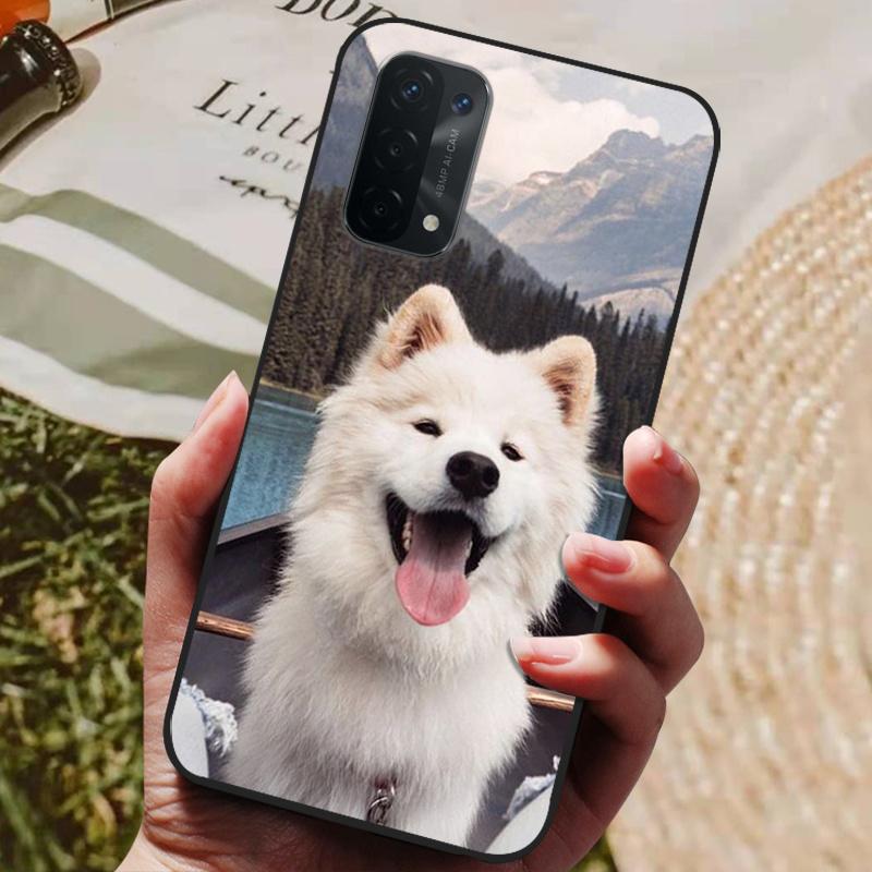 Чехол для Oppo A54 5G Силиконовая задняя крышка Чехол для телефона для Oppo A54 5G CPH2195 Чехлы Мягкий бампер coque для OPPOA54 A 54 5G 6,5 дюйма