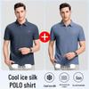 Pierre Cardin Cooling Antibacterial Men's Ice Silk Polo Shirt