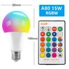 16 цветов E27 RGB пульт дистанционного управления светодиодная лампа для комнаты умная лампа диммер низкое энергопотребление энергосберегающая регулируемая лампа