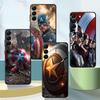 Чехол для Samsung Galaxy A57 A24 A52 A36 A73 A51 A32 A55 A25 A53 A35 A26 A23 A37 A22 Чехол для телефона A71 A72 Marvel Капитан Америка