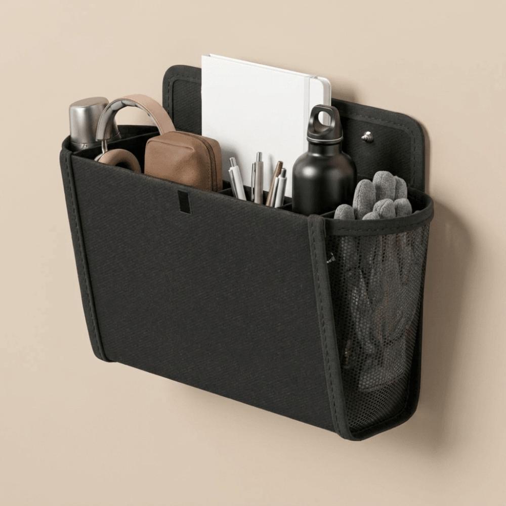 Mesh Pocket Oxford Cloth Door Organizer Large Capacity Wall-Mounted Organizer RV Storage Bag Door