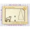 Italian Greyhound, Italian Sighthound - Photo frame, engraved wooden frame, a lovely gadget for the dog lover by Art-Dog