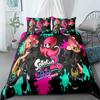Switch Game Комплект постельного белья King Queen Full Twin Double Single Size Splatoon Duvet Cover Set