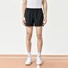 Li-Ning Быстросохнущие повседневные шорты с эластичной резинкой на талии и средней посадкой, унисекс, черные AAPU045-1
