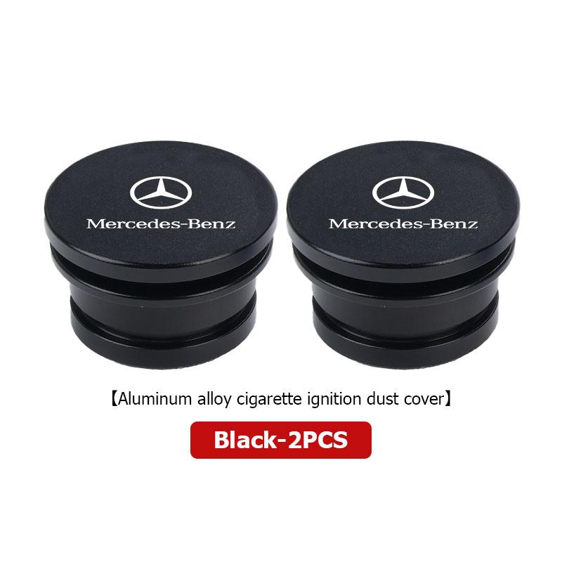 BKS2 Car Cigarette Lighter Dust Cap Aluminum Alloy Auto Accessories For Mercedes Benz AMG A C E S G Class W201 W210 W108 W204 W205