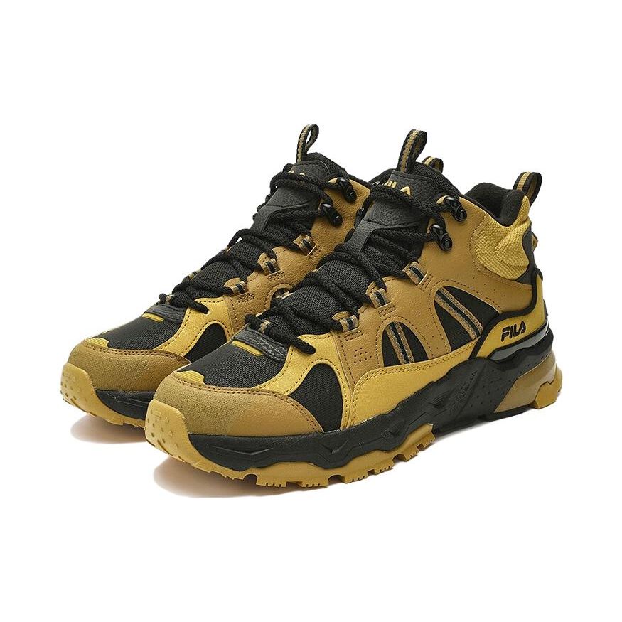 Fila Trek 1S Ткань Синтетическая кожа Флис Универсальные Удобные Амортизирующие Износостойкие Полувысокие Повседневные Мужские Повседневные F12M342125FBH