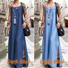 2021 European & American Sexy Loose Denim Sling Maxi Dress