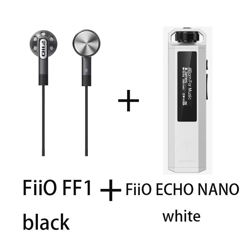 FiiO FF1 In-Ear Wired Earphones Dynamic Driver HiFi Headphones Detachable Cable 3.5mm Plug with Microphone