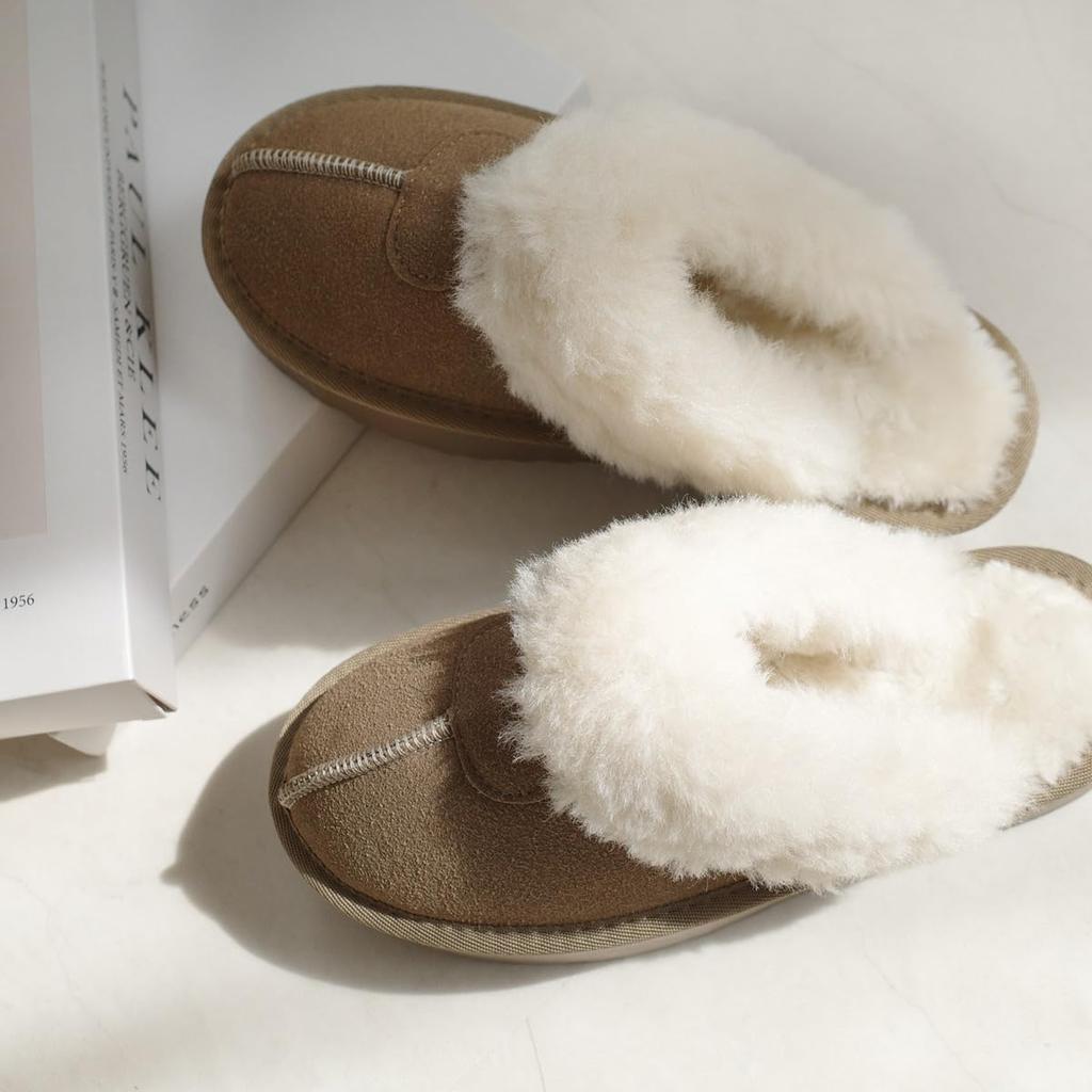 Amiami Sheepskin Sheepskin Platform Sheepskin Platform Office Shoes Sizes CN406 Women's Slippers, Boots, Slippers, Sandals, Sheepskin, Fall/Winter