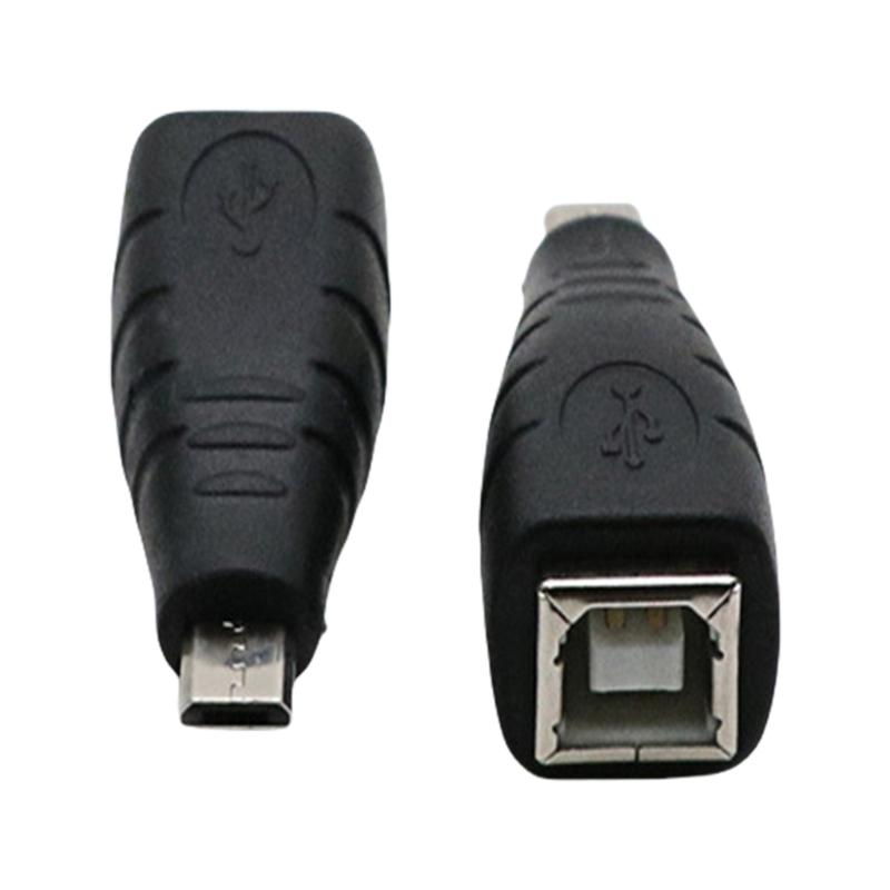 Compactly Micros USB 5Pin Male To USB2.0 Type B Female Converters Plugs Compatible for Tablets Phones Accessories