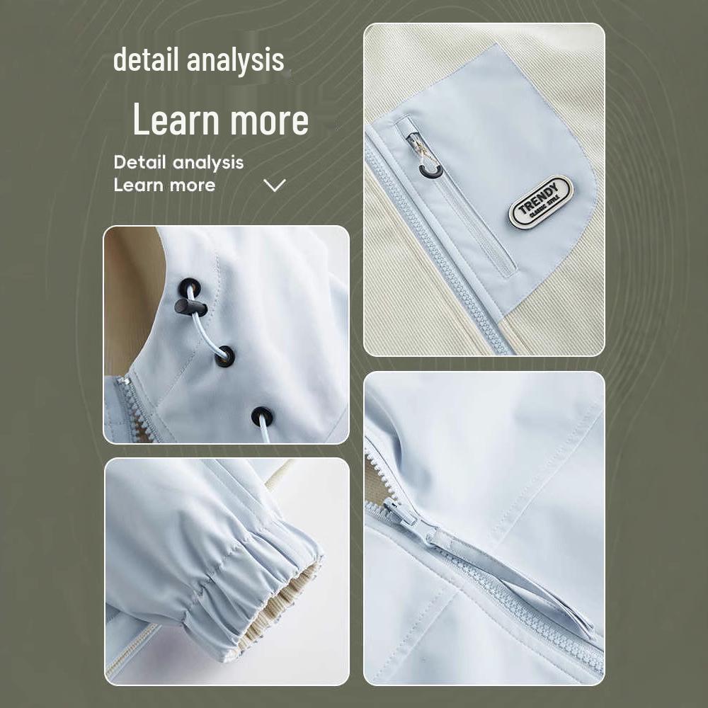 Woodpecker Women's Petite Windbreaker: 2025 Double-Sided, Windproof, Waterproof Spring Mountaineering Jacket