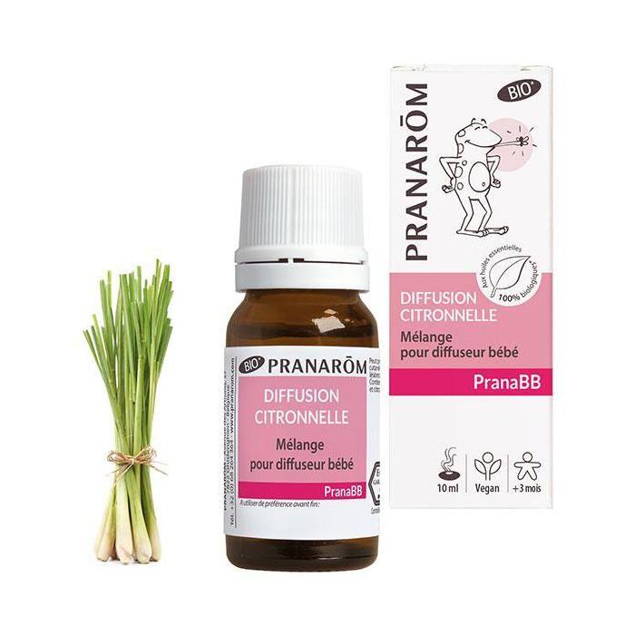Pranarom PranaBb Mélange Pour Diffuseur Bébé Citronnelle Bio 10ml