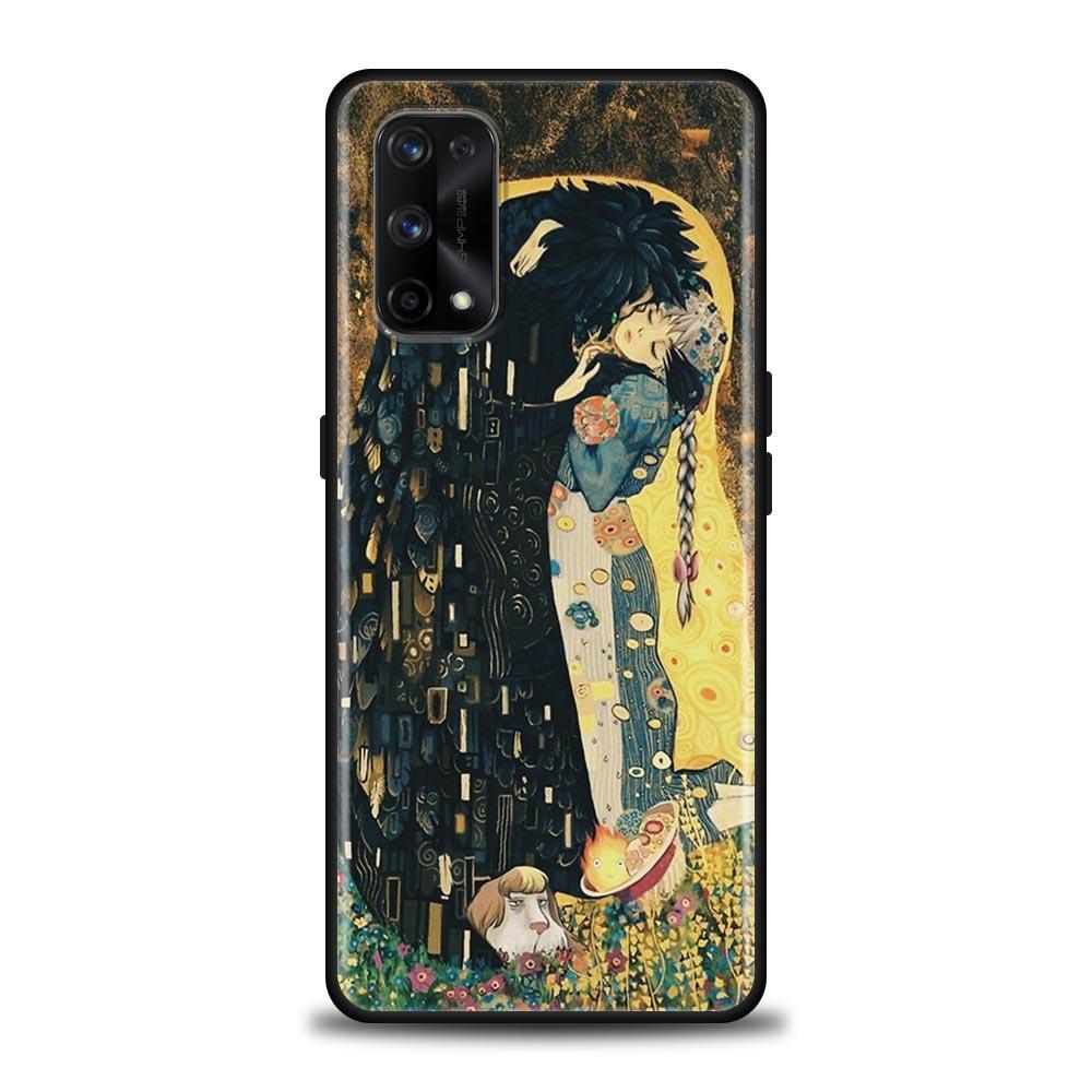Миядзаки Хаяо аниме «Ходячий замок Хаула» чехол для телефона для Oppo Realme 8i 8 9 7 6 5 Pro 9i 7i 5i 6i XT 5G Чехлы Realme 8Pro