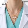 Elegant Party Necklaces Gynecologist Uterus Necklace, Feminist Medical Symbol Pendant Obstetrician Statement Sophisticated Jewelry for Women with Faux