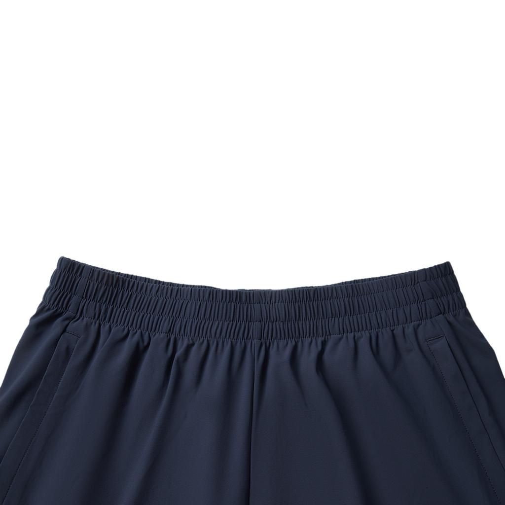 Li-Ning Fitness Series Casual Minimalist Solid Color Lace-Up Sports Shorts Men Shorts Ink-Blue AKYV033-7