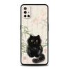 Милый Мультяшный Черный Кот Чехол Для Телефона Для OnePlus 15 13 12 11 10 9 8 15T 13T 10T 7T Pro 13R 12R 9RT 8T Nord 4 N10 2T CE 2 3 5G Чехол