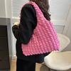 Летняя плиссированная сумка-облако женская конфетного цвета большая вместительная сумка через плечо сумки для покупок для девочек сумка-тоут Bolsas