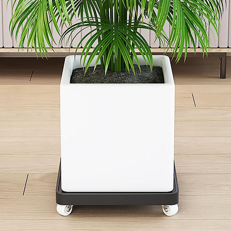 1шт поддон для цветочного горшка утолщенный квадратный усиленный держатель для цветочного горшка дышащее основание поддон для цветка универсальный колесный пластик